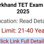 Jharkhand JTET Exam Date 2025 Apply Online