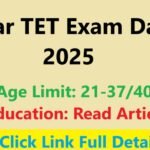 Bihar BTET Exam Date 2025 Apply Online