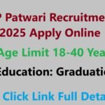 MP Patwari Recruitment 2025 Apply Online