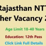 RSMSSB NTT Teacher Vacancy 2025 Apply Online