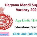 HSSC Mandi Supervisor Recruitment 2025