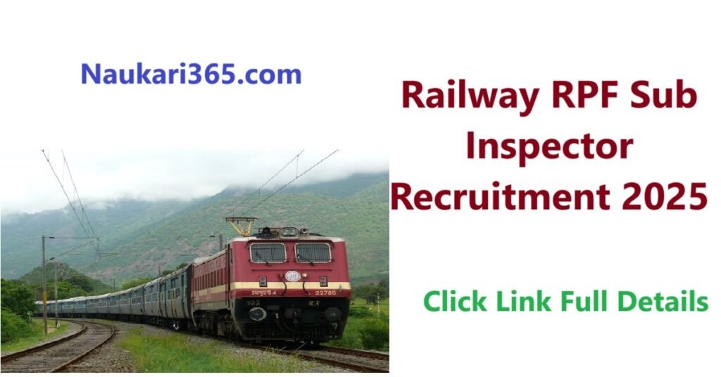 Railway RPF SI Recruitment 2025