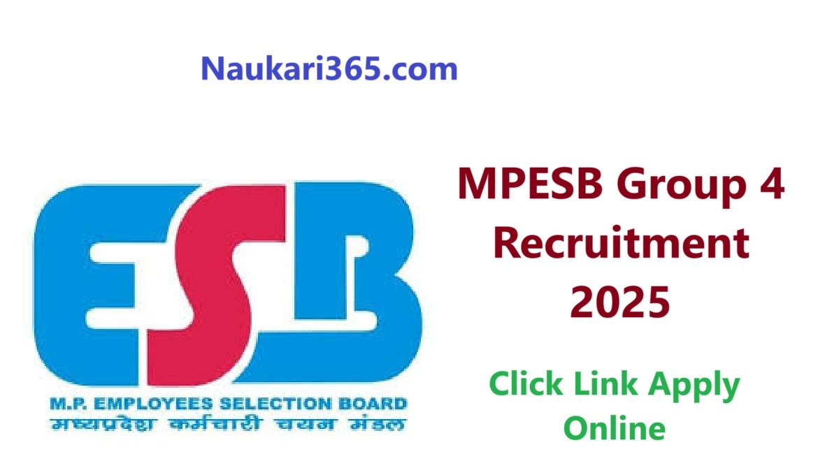 MPESB Group 4 Recruitment 2025 Apply Online