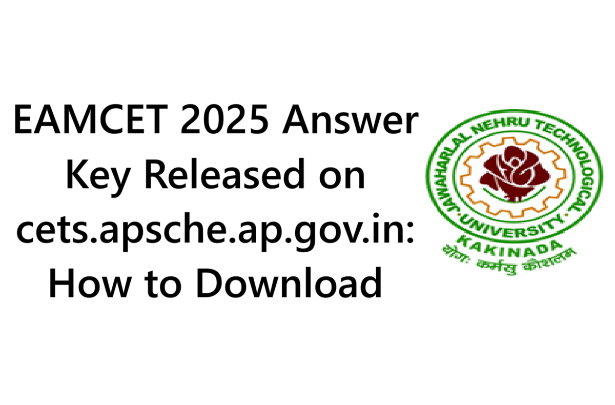 EAMCET 2025 Answer Key Released