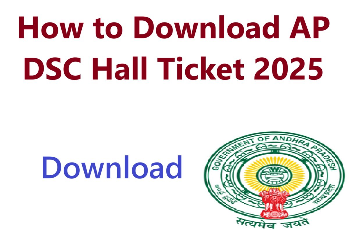 How to Download AP DSC Hall Ticket 2025